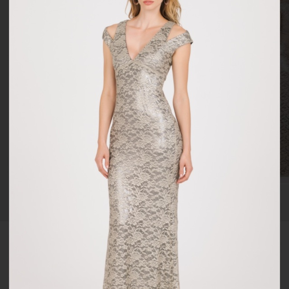 Sexy Champaign lace dress